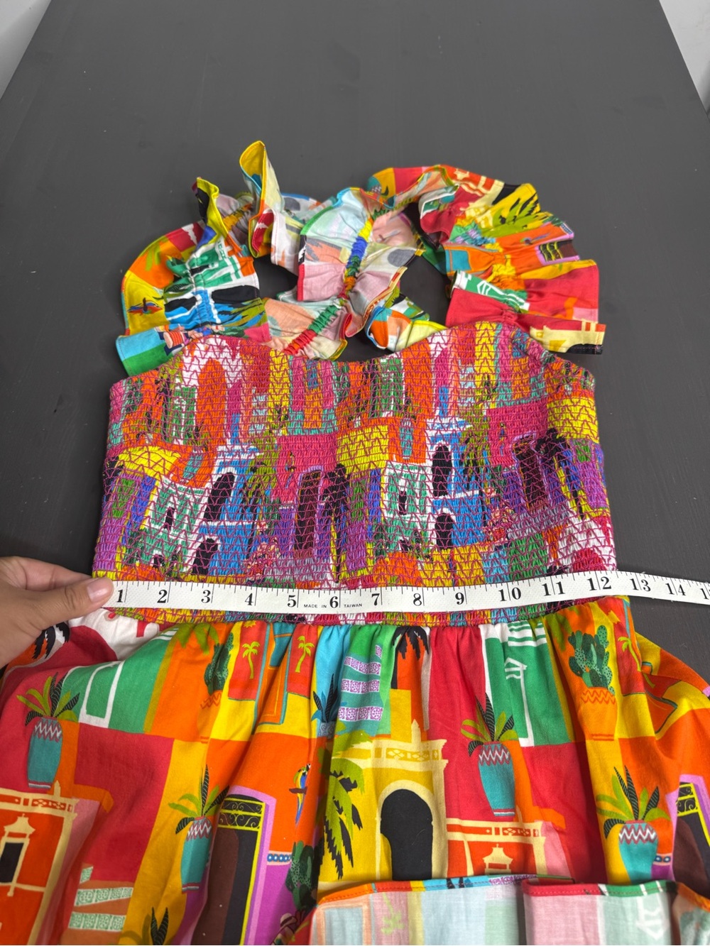 Alden Adair Frida Dress In Multi - Picture 6 of 8